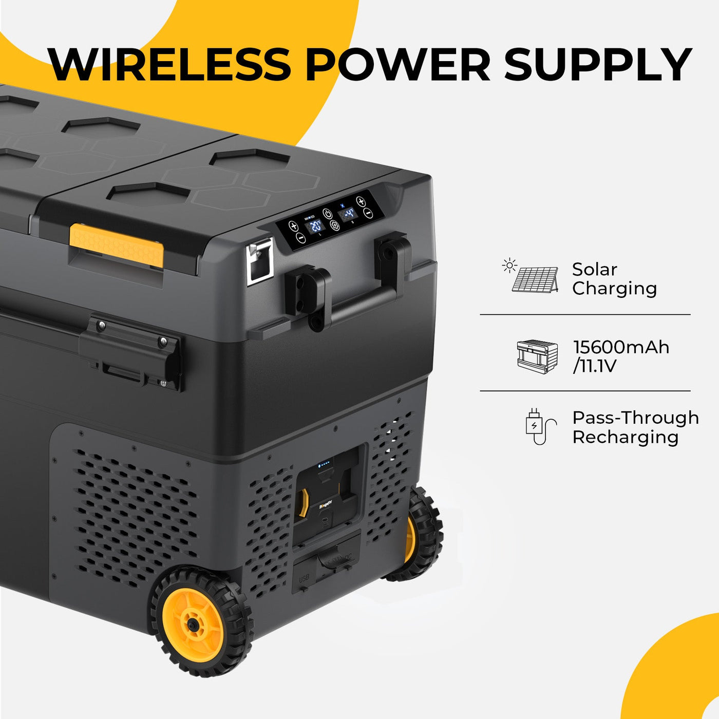 Detachable Battery of Portable Fridge (Adapter not included)