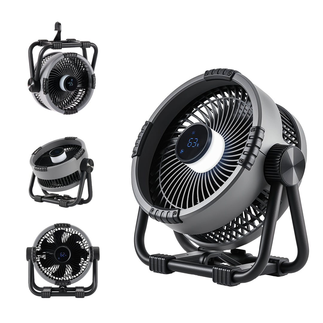 BougeRV OF01 Portable Cordless Battery Multifunctional Outdoor Fan