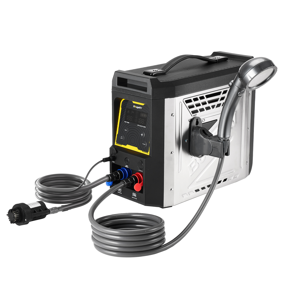 BougeRV New Portable Propane Outdoor Camping Water Heater