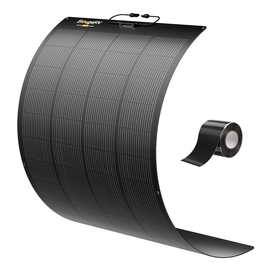 BougeRV Arch Pro 200W N-Type TOPCon Flexible Solar Panel (12/24V Compatible)