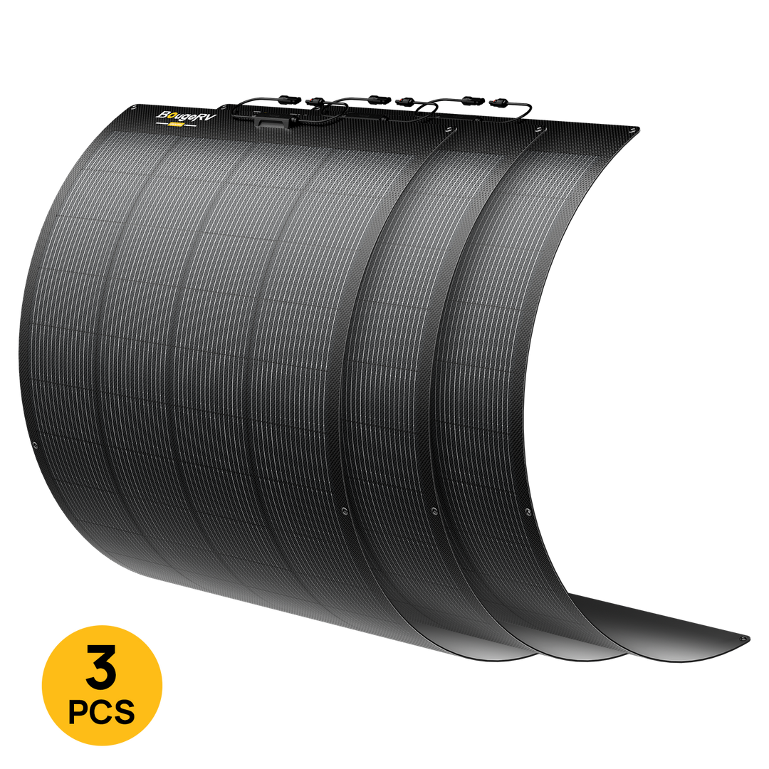 BougeRV Arch Pro 200W N-Type TOPCon Flexible Solar Panel (12/24V Compatible)