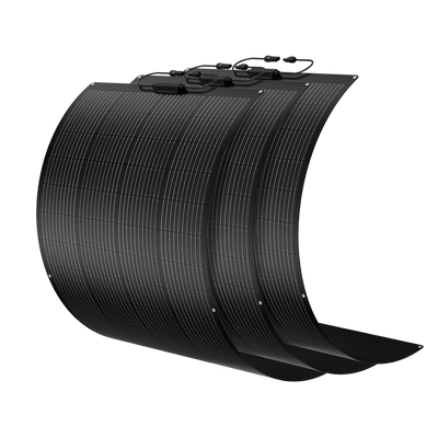 BougeRV Arch 200 Watt Fiberglass Flexible Curved Solar Panel