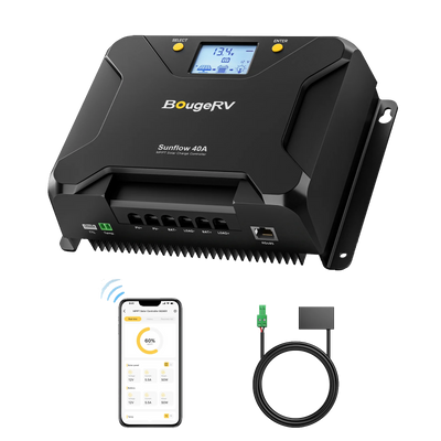 BougeRV Sunflow 40A MPPT Solar Charge Controller 12V/24V