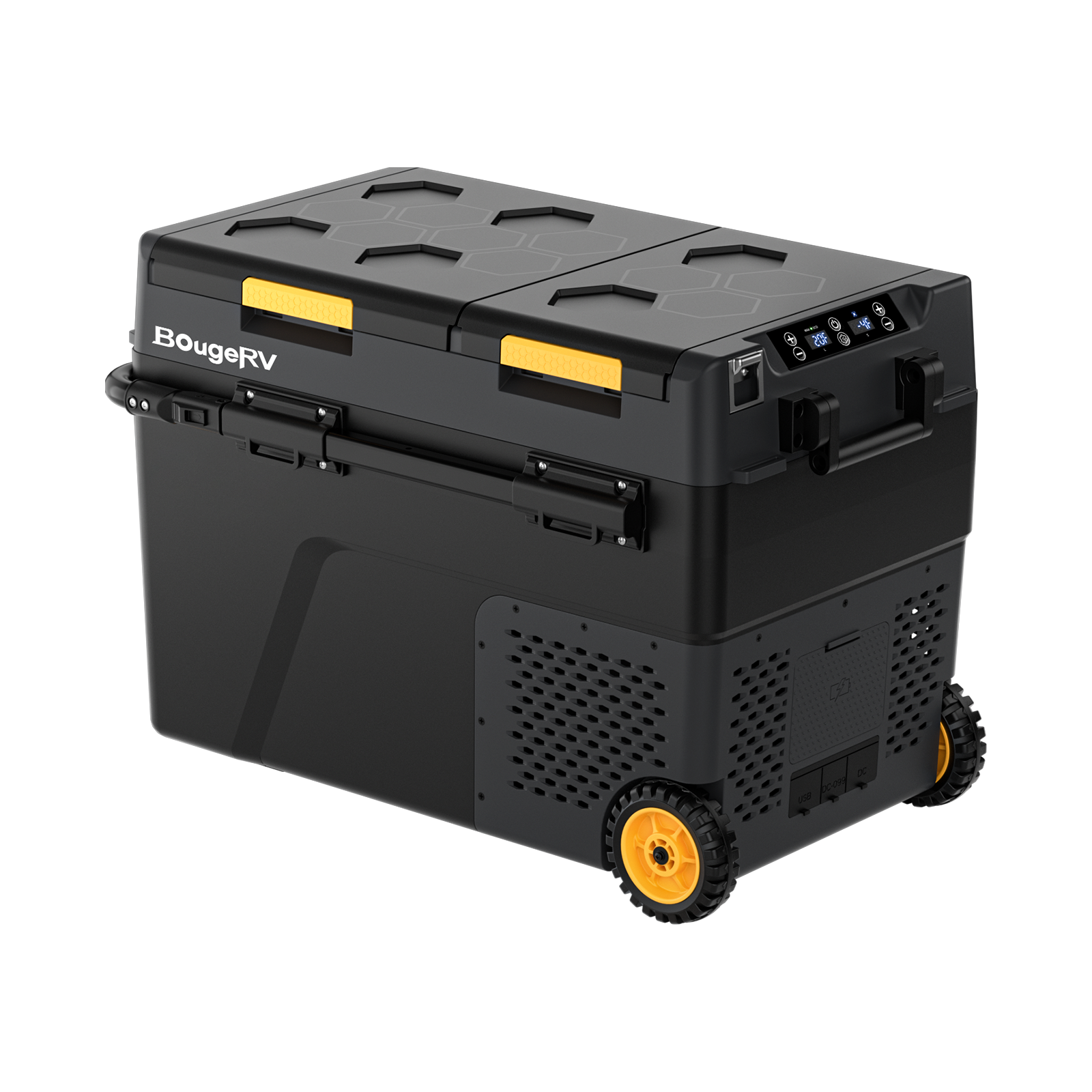 BougeRV CRD2 49L Dual Zone 12V Portable Fridge Freezer