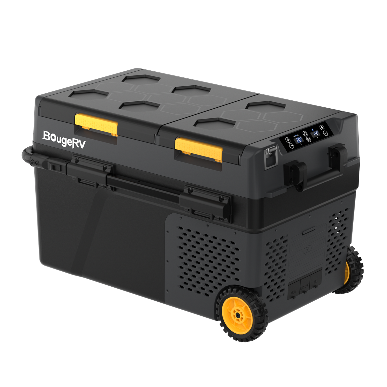BougeRV CRD2 40L Dual Zone 12V Portable Fridge Freezer