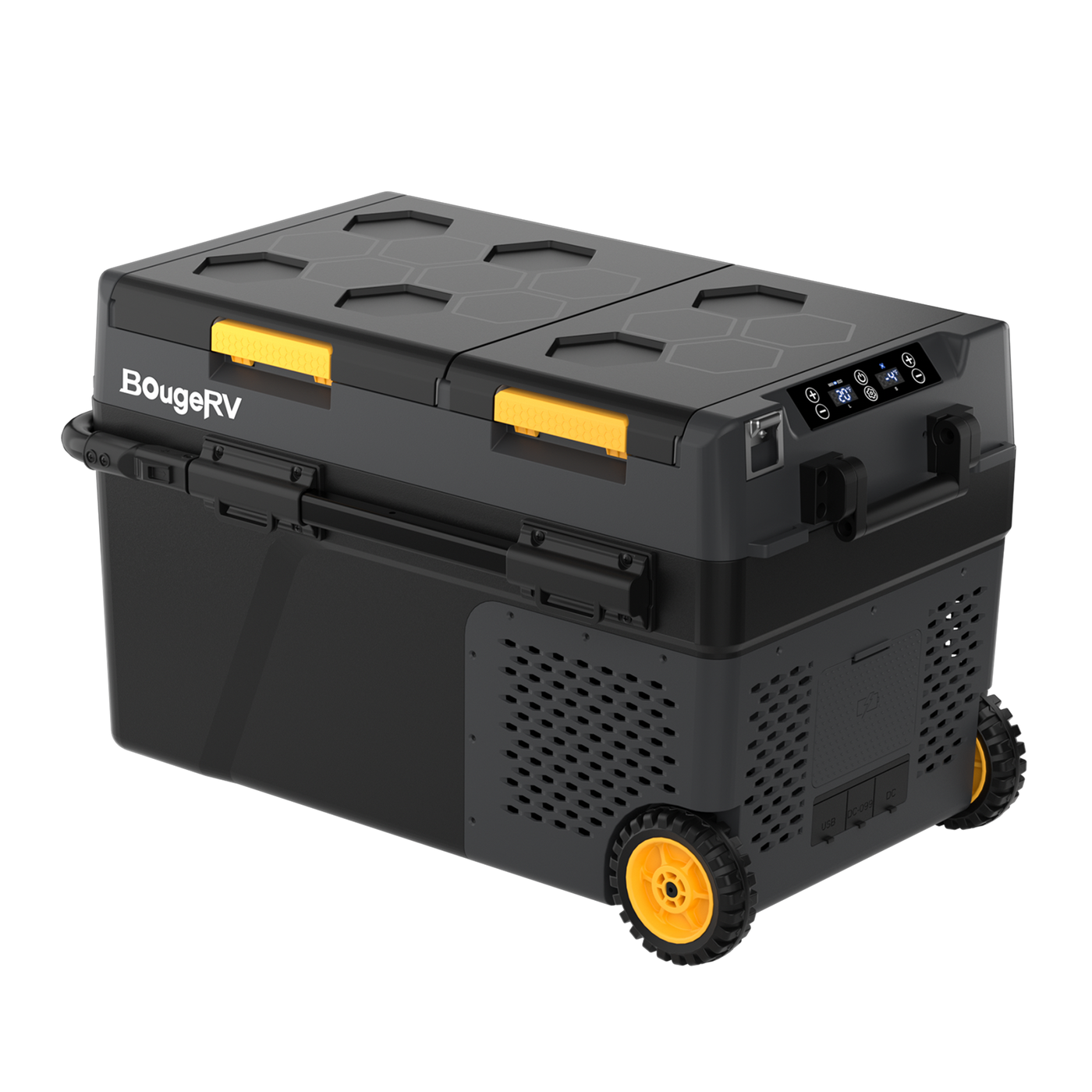 BougeRV CRD2 40L Dual Zone 12V Portable Fridge Freezer