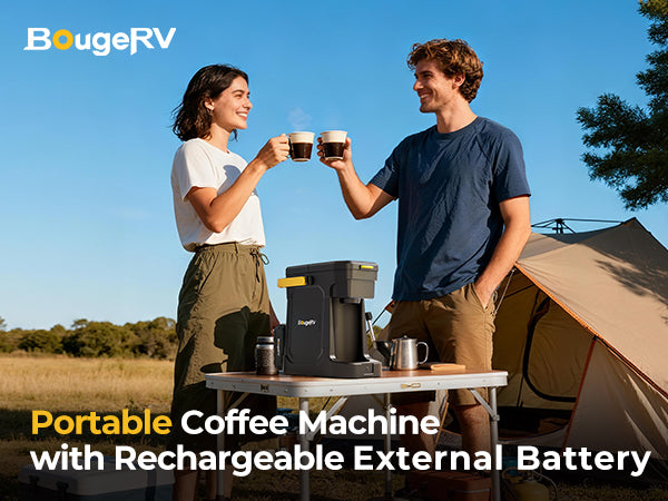 BougeRV Portable Coffee Maker Battery Powered – BougeRV Australia