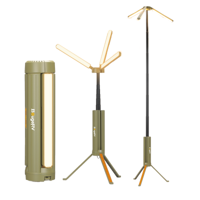 BougeRV New Outdoor Portable Telescopic Camping Lantern