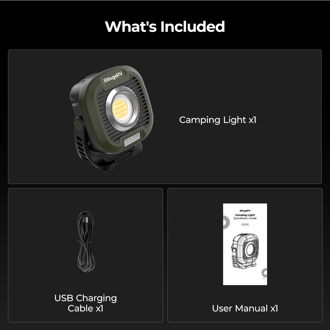 BougeRV AL05 PRO Multifunctional Area Light Waterproof Camping Light