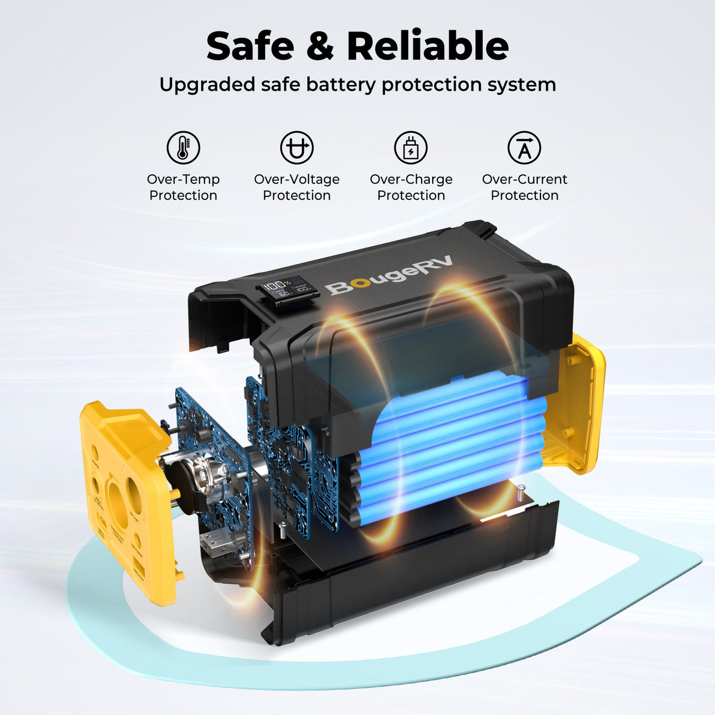 BougeRV 277 WH Portable Power Station for Fridge