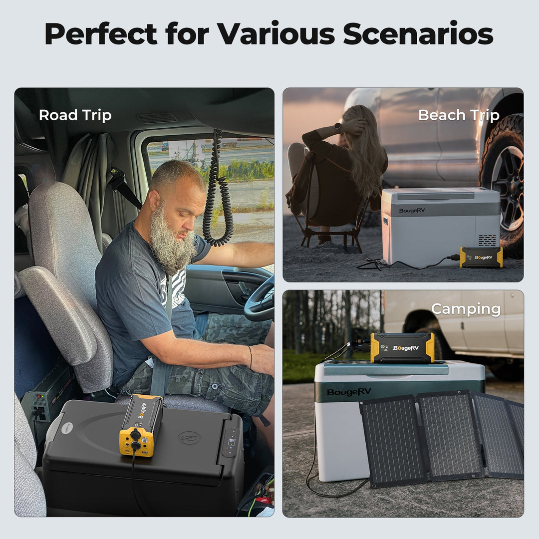 BougeRV 277 WH Portable Power Station for Fridge