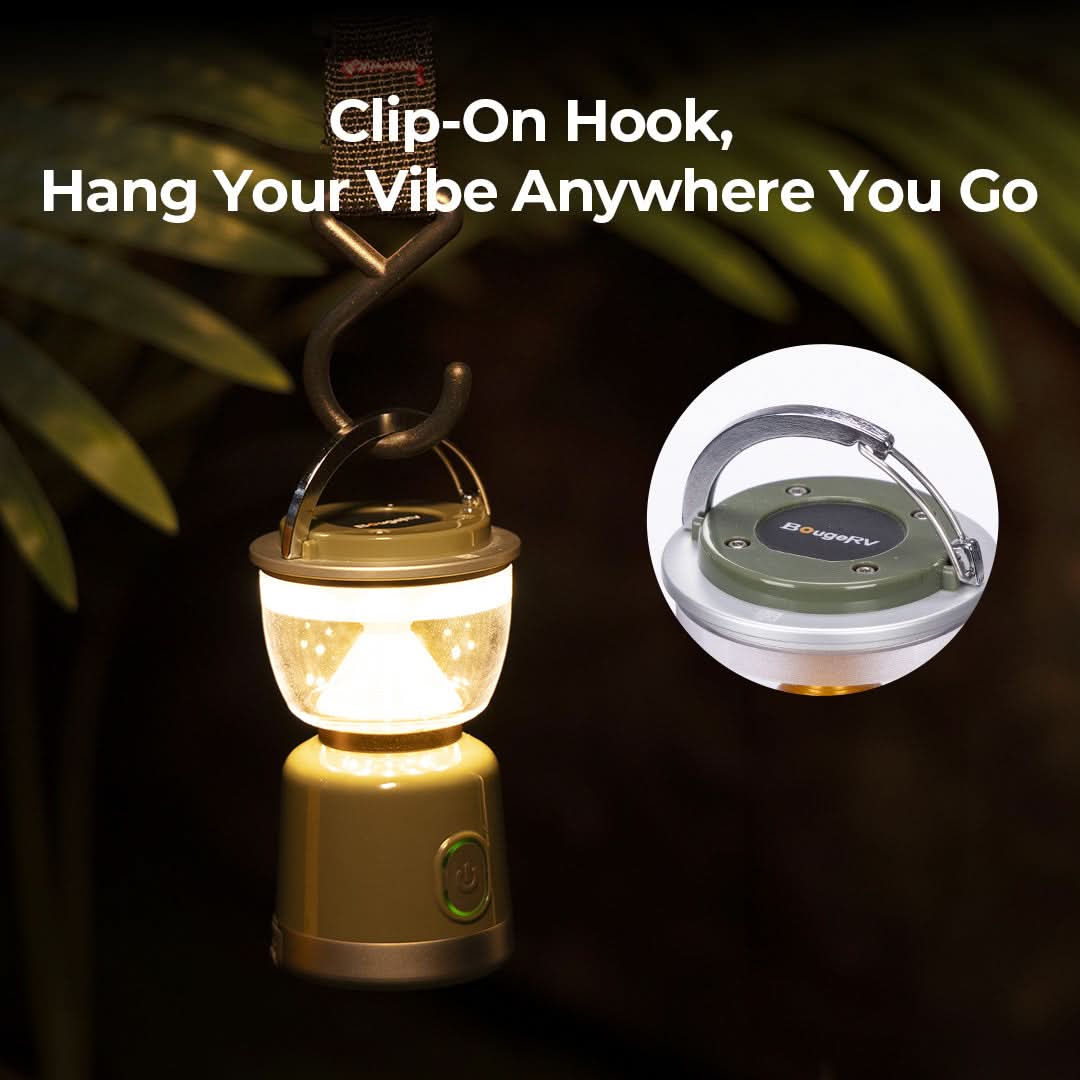 BougeRV AL07 Rechargeable Camping Light Ambient Lantern