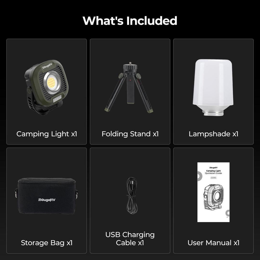BougeRV AL05 PRO Multifunctional Area Light Waterproof Camping Light
