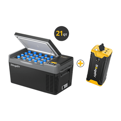 CRPRO20 21 Quart 12V Portable Car Fridge Freezer