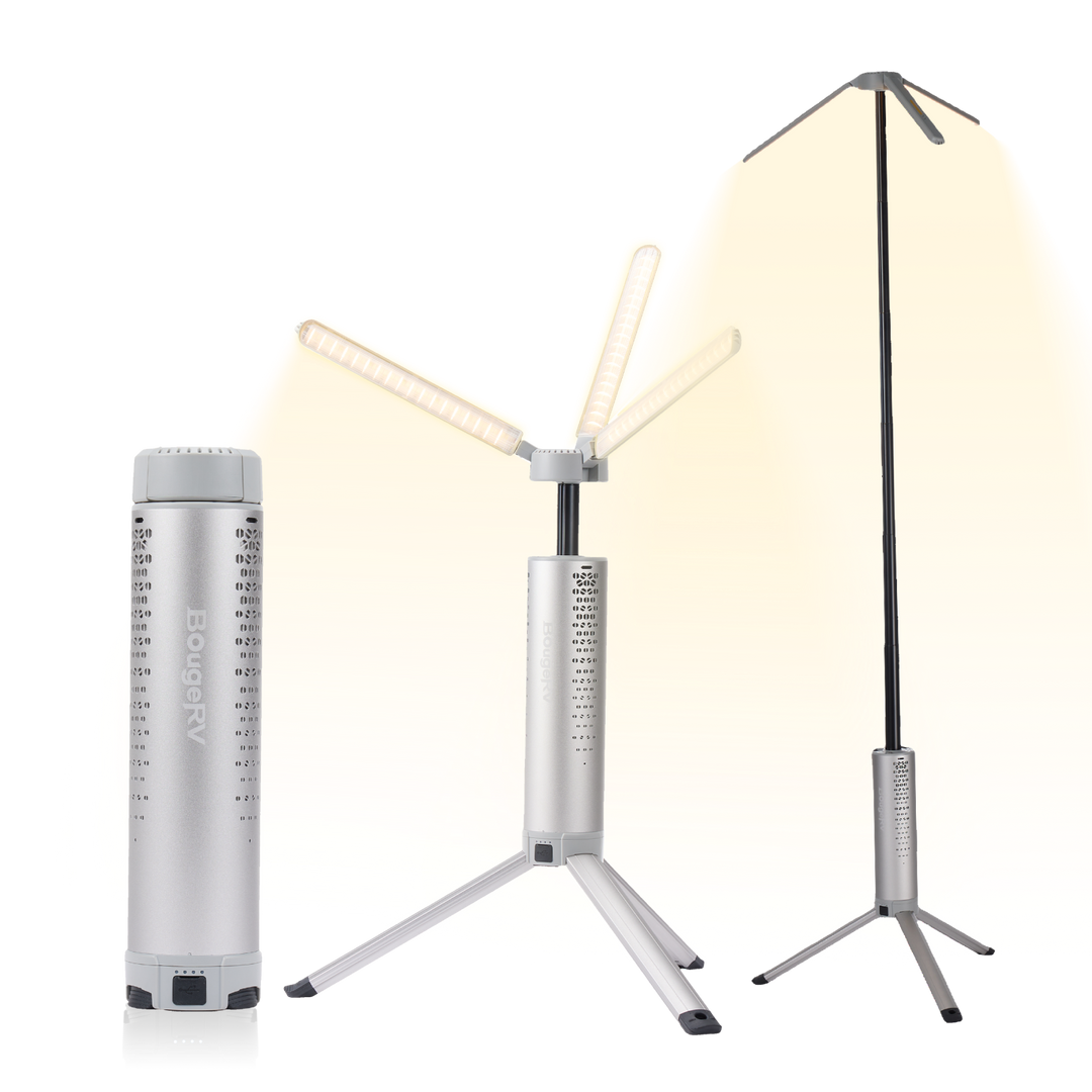 BougeRV New T1 Portable Camping Lantern (Silver)