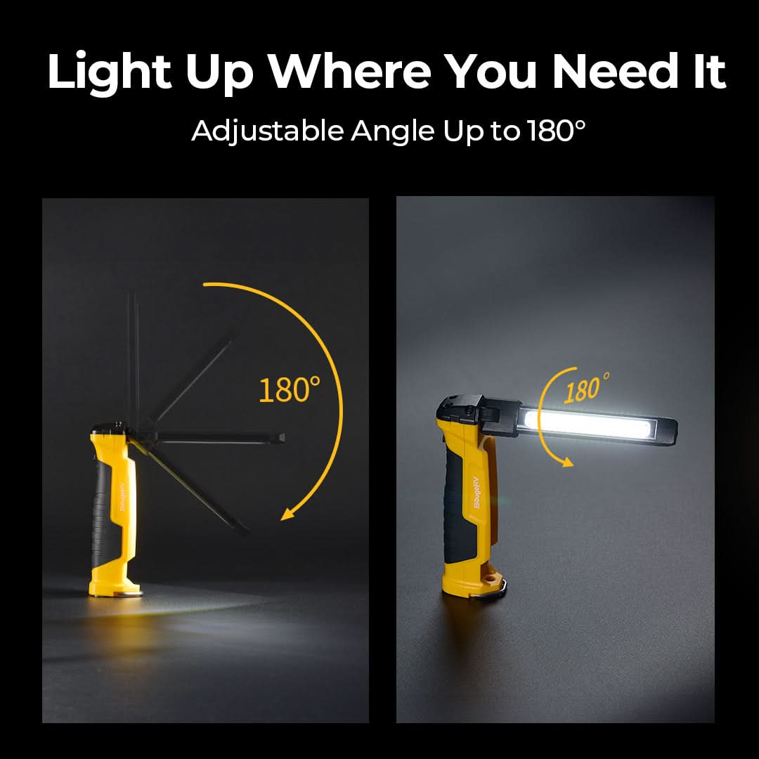 BougeRV WL02 Waterproof Work Light for Outdoor&Garage