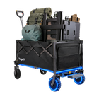 BougeRV LiteRover Foldable Utility Electric Wagon for Camping (Black)