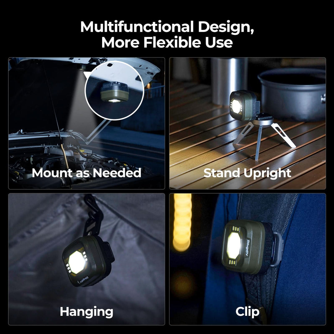 BougeRV AL05 Multifunctional Area Light Rechargeable Outdoor Headlamp