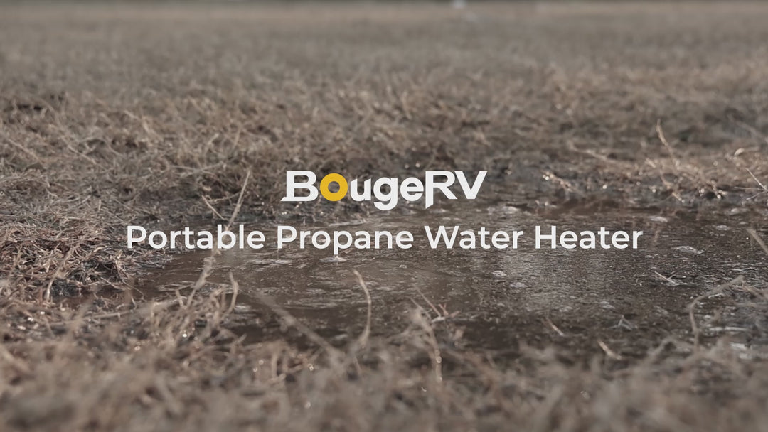 BougeRV New Portable Propane Outdoor Camping Water Heater